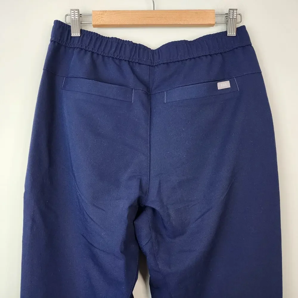 Figs Tansen Jogger Scrub Pants Men's Small Navy Blue NWT